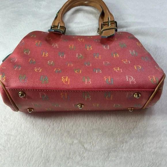 Dooney & Bourke Multicolor Signature Satchel - Picture 2 of 10